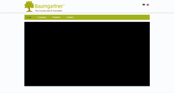 Desktop Screenshot of baumgartner-gmbh.com