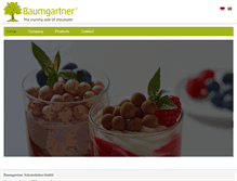 Tablet Screenshot of baumgartner-gmbh.com